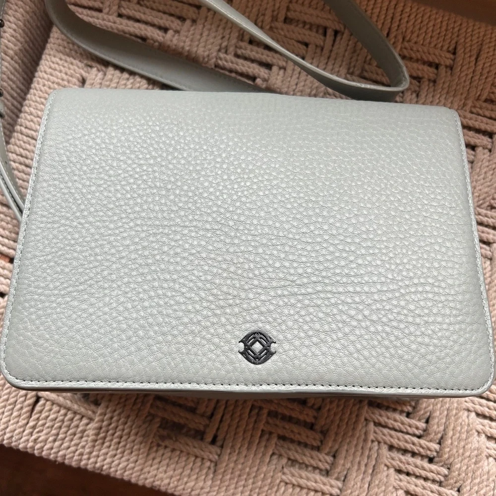 Dagne Dover Andra Crossbody Medium in Sea Mist With Tags - Picture 2 of 8